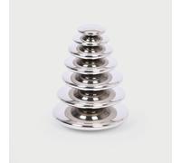 tickit Sensory Steel Silver Buttons
