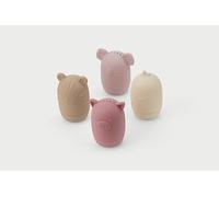 tickit Silisoft Animal Squirters 4 Animals, Soft Silicone Bath Toys with Water-Squirting & Sensory Shaker Features for Creative Play, Earth