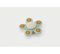 tickit Silisoft Flower Spinner Sensory Silicone Spinning Toy with Popping Buttons and Suction Base for Babies and Toddlers, Neutral