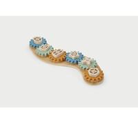 tickit Silisoft Gears Puzzle with 6 spinning gears, Soft Silicone Sensory Puzzle for Baby’s Fine Motor Skills, Cognitive Development, and Early Learning,Neutral