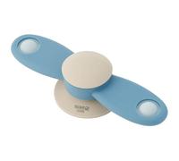 tickit Silisoft Spinner Fidget Sensory Silicone Spinning Toy with Popping Buttons and Suction Base for Babies and Toddlers,Neutral