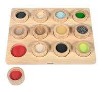 TickiT Touch & Match Board, Sensory Wooden Toy for Kids, Educational Fine Motor Skills Game, Tactile Counters for Sensory Play, Learning Through Play