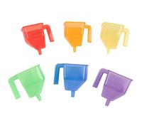 tickit Translucent Colour Funnels , Messy Play , Water & Sand Play Sensory Toys for Kids, Educational Toys for 2-3 Year Olds , Baby Sensory