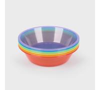 tickit Translucent Colour Sorting Bowls - Set of 6 (Red, Orange, Yellow, Green, Blue, Purple) for Counting, Sorting & Play