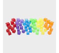 TickiT 73089 Translucent Cube Set, 54 Pieces, Translucent , 5cm