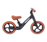 TickiT Whizz Balance Bike for Kids, Toddler Bike, Adjustable Seat, Rustproof, Puncture-Proof Tyres, Lightweight, 2-6 Years, Black/Brown