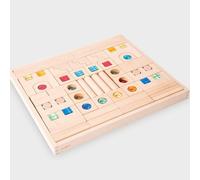 tickit Wooden Building Blocks & Gems Set - 83-Piece Sensory Construction Toy with Gem Cubes, Gem Circles, Kaleidoscope Blocks & Tray - For Creative & Open-Ended Play