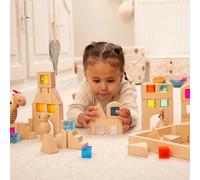 tickit Wooden Building Gem Blocks