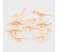 TickiT 74061 Dinosaur Wooden Blocks - Building Blocks - Dinosaur Blocks - Wooden Toys - Stacking Toys