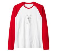 Tickle Your Funny Bone Humerus Pun for Anatomy Lovers Raglan Baseball Tee, Men, Red/White, XXL
