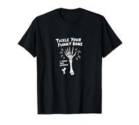 Tickle Your Funny Bone Humerus Pun for Anatomy Lovers T-Shirt, Men, Black, S