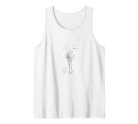 Tickle Your Funny Bone Humerus Pun for Anatomy Lovers Tank Top, Men, White, S