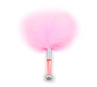 Tickling Sexy BDSM Sexy Feather Stick Erotic Torture Tool Teasing Feather Stick Bed Sensory Toys (Pink)