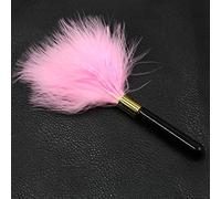 Tickling Sexy BDSM Sexy Feather Stick Erotic Torture Tool Teasing Feather Stick Bed Sensory Toys Sex Toys for Women(Pink）