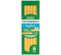 TICONDEROGA BEGINNERS WOOD PENCIL W/O ERASER, #2, YELLOW BARREL, DOZEN
