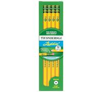 Ticonderoga Dixon Laddie Elementary Pencils, With Eraser, Pack Of 12 Pencils