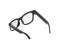 TICOWTEK AI Smart Glasses with 12MP Dual Camera 150 Languages Real-time Translation AI Voice Assistant Object Recognition for Travel,Business,Study (Black Frame Optical Lenses(Blue Light Blocking))