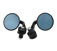 TICSER Motorcycle Mirrors Side Mirror For Vespa Piaggio GT GTV GTS LT S LX LXV 50 125 250 300 300ie Motorcycle Accessories Aluminum 360° Rearview Mirror Compatible Motorcycle Mirror (Color : Black)