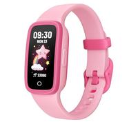 TICTIKY Kids Fitness Tracker Watch with Amoled Screen, Activity Tracker No Phone Needed, Heart Rate Sleep Monitor, 3ATM Waterproof, Pedometer, Alarm Clock, 3 Games, Step Counter Watch for Girls 5-10