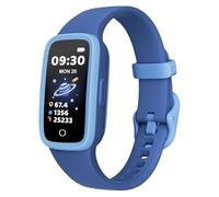 TICTIKY Kids Fitness Tracker Watch with Amoled Screen, Activity Tracker No Phone Needed, Heart Rate Sleep Monitor, 3ATM Waterproof, Pedometer, Alarm Clock, 3 Games, Step Counter Watch for Boys 5-10