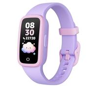 TICTIKY Kids Fitness Tracker Watch with Amoled Screen, Activity Tracker No Phone Needed, Heart Rate Sleep Monitor, 3ATM Waterproof, Pedometer, Alarm Clock, 3 Games, Step Counter Watch for Girls 5-10