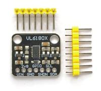 tictocstore 2pcs VL6180X Distance Sensor Module - 5mm-100mm Optical Ranging, I2C Interface, 3.3V/5V Compatible for Arduino