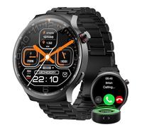 TICWRIS Smart Watch for Men,1.85" Ultra-Large HD Display,120-Day Battery Life with 1000mAh Charging Case, Bluetooth Calling,AI Voice Assistant,Heart Rate Monitor Compatible for Android&iOS