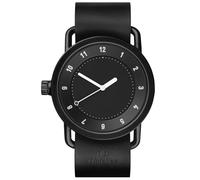 TID Quartz Watch, 40mm Men's Watch, Leather Strap Casual Watch, Stockholm Style, Black，Black, NATO simple design style