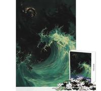 Tidal Abyss Jigsaw Puzzles for Adults 1000 Pieces Improve Detailed Observation Skills Mindful Relaxing Leisure Game (38x52cm)