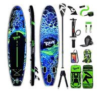 TIDAL RAVE Inflatable Stand Up Paddle SUP Board 10'6ft in Plazma with Accessories - Kayak Conversion Kit - Sports Set for Beginners & Intermediates