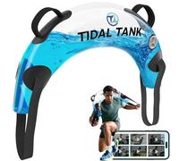 Tidal Tank Bulgarian - Water-Filled Bulgarian Bag for Rotational Power, Ox Bag for Explosive Strength & Dynamic Training - Adjustable Live Weight Workout Bag with App & Video Library Access