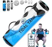 Tidal Tank Extra Large - Original Aqua Bag Instead of sandbag - Training Power Bag with Water Weight - Ultimate core and Balance Workout - Portable Stability Fitness Equipment (XL: 70 lb - Blue)