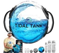 Tidal Tank - Green - Sand Bag Alternative 20kg - Adjustable Aqua Bag and Power Bag with Water - Core and Balance Device- Portable Stability Fitness Equipment - Including Online Training Center
