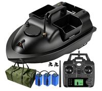 Tidbear Bait Boat Model Set, Static Decorative Model | Not Water-Resistant, Not for Real Fishing, Collectible for Angling Fans,