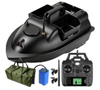Tidbear Bait Boat Model Set, Static Decorative Model | Not Water-Resistant, Not for Real Fishing, Collectible for Angling Fans,