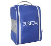 Tiddler Boot Bag | Kids Multi-Purpose Bag | Wellington Welly Boots Storage Bag for Both Children & Adults! Perfect for Muddy Wellies, Football Boots, Shoes & More (Personalised Plain Blue)