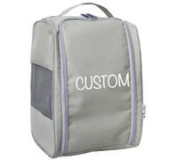 Tiddler Boot Bag | Kids Multi-Purpose Bag | Wellington Welly Boots Storage Bag for Both Children & Adults! Perfect for Muddy Wellies, Football Boots, Shoes & More (Personalised Plain Grey)