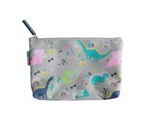 Tiddler Grab & Go Pouch | Multi-Purpose Bag | Pencil Case | Ideal for Medicines, Stationary, Snacks, Wipes, Dummies, School, Nursery, Holidays, Travel & Much More! (Dinky Dinos)