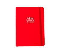 tiddler weaning Tracker - Award Winning Baby Weaning Journal | Daily Feeds/Weaning, Sleeping & Changing Log Book | Luxury Baby Feed Journal | Unique Weaning Record Book (Red Cover Design)