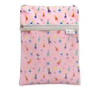 tiddlers & nippers Kids Swimming Bag | Wet & Dry Bag | External Pocket for Dry Items | Swim Bag with Leak Proof, Waterproof, Zipped Section | Ideal Toilet/Nappy Training Bag (Fabulous Fairies)