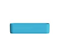 tiddlers & nippers Stainless Steel Vacuum Insulated Double Wall Kids Reusable Food Flask 500ml Capacity | Keeps Cool for 20hrs & Warm for 10hrs+ (Silicone Band - Blue)