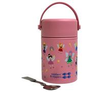 tiddlers & nippers Stainless Steel Vacuum Insulated Double Wall Kids Reusable Food Flask 500ml Capacity | Keeps Cool for 20hrs & Warm for 10hrs+ (Fabulous Fairies)