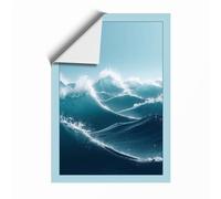 Tide and Stone Coastal Unframed Wall Art Print A4 (29.7×21cm), Wall Decor for Living Room, Bedroom, Office & Home, Art Gift