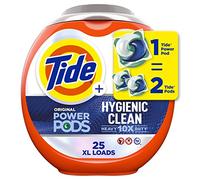 Tide Hygienic Clean Power PODS Laundry Detergent Pacs, Original Scent, 25 Count, Removes Visible and Invisible Dirt
