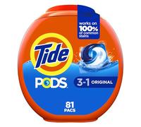 Tide PODS Laundry Detergent Soap PODS, High Efficiency (HE), Original Scent, 81 Count