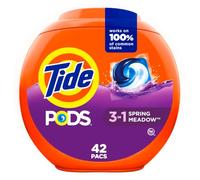 Tide PODS Liquid Detergent Pacs, Spring Meadow, 42 Count