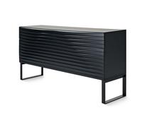Tide Sideboard black frame black Minimal Design L Casamania Horm - EW836Z + IB72ZZ