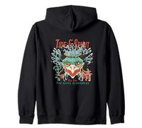 Tide & Spirit Yokai Ocean Mask Design Zip Hoodie