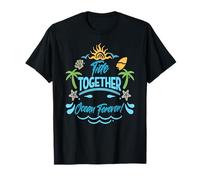 Tide Together Ocean Forever Beach Surfing Unity Vibes T-Shirt