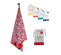 Tide Towels - Beach & Travel Towel - Quick Drying - Sand Free - Odourless - Lightweight & Compact - Includes Bag - Perfect for Travel, Swimming, Yoga, Camping & Gym. (Coral Red)